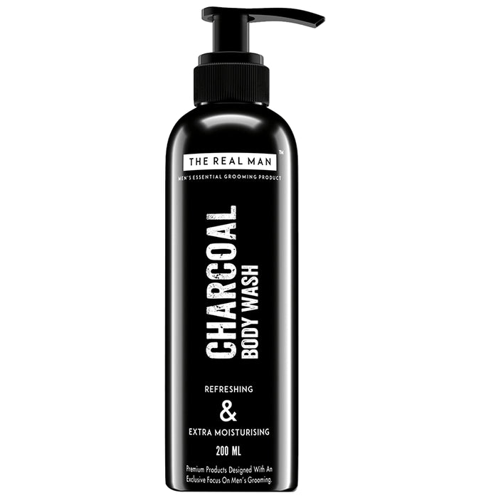 The Real Man Charcoal Body Wash - Classic Derma