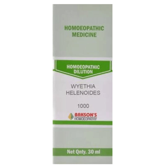 Bakson's Homeopathy Wyethia Helenoides Dilution 1000 CH - Classic Derma