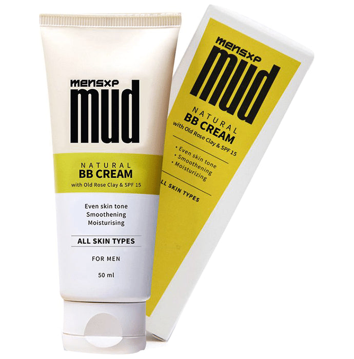 Mensxp Mud Natural BB Cream for Men Skin Shade 028 - Classic Derma