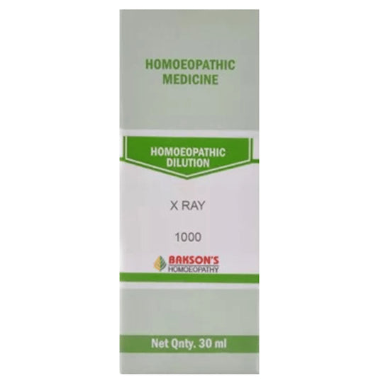 Bakson's Homeopathy X Ray Dilution 1M - Classic Derma