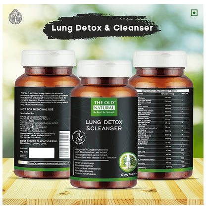 The Old Natural Lung Detox & Cleanser Veg Tablet
