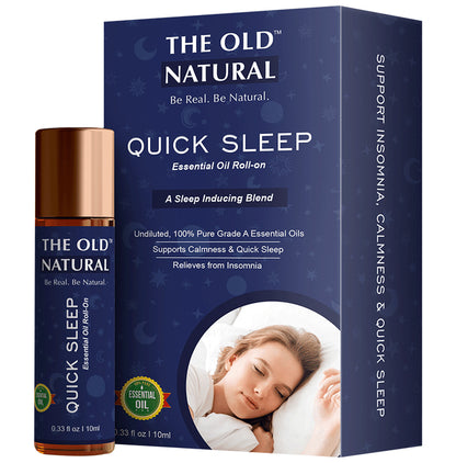The Old Natural Quick Sleep Essential Oil Roll-On for Instant Sleep - Classic Derma