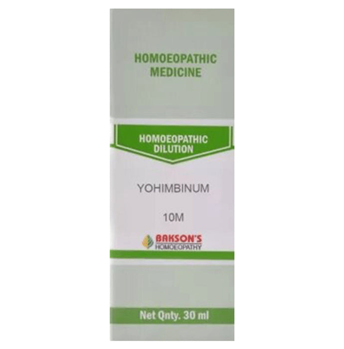 Bakson's Homeopathy Yohimbinum Dilution 10M - Classic Derma