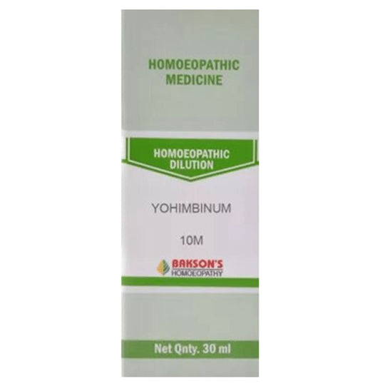 Bakson's Homeopathy Yohimbinum Dilution 10M - Classic Derma