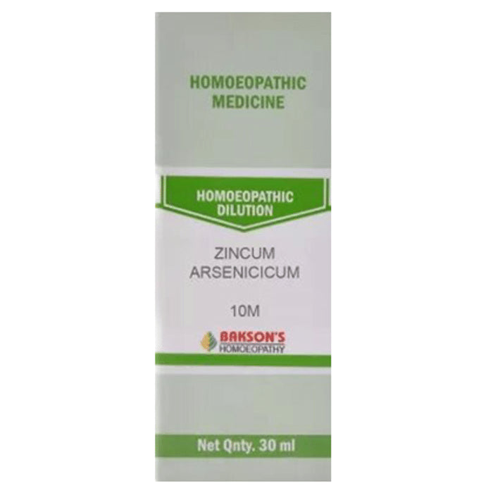 Bakson's Homeopathy Zincum Arsenicicum Dilution 10M - Classic Derma