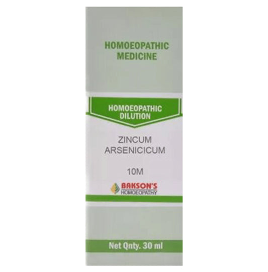 Bakson's Homeopathy Zincum Arsenicicum Dilution 10M - Classic Derma