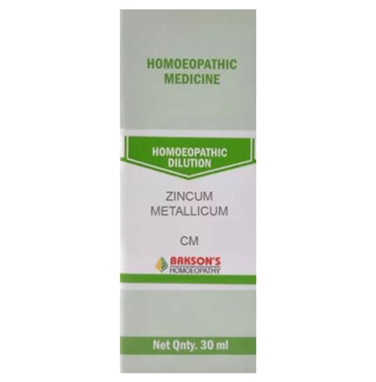 Bakson's Homeopathy Zincum Metallicum Dilution CM - Classic Derma