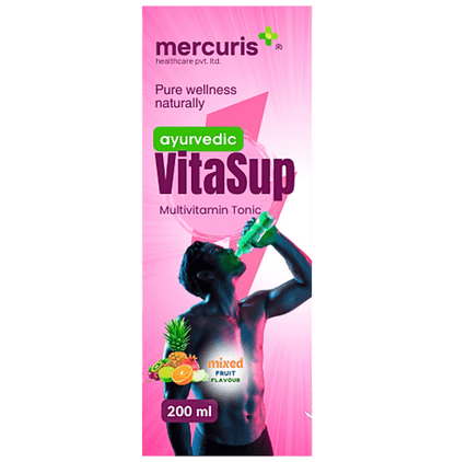 Mercuris + Ayurvedic VitaSup Multivitamin Tonic Mix Fruit Sugar Free - Classic Derma