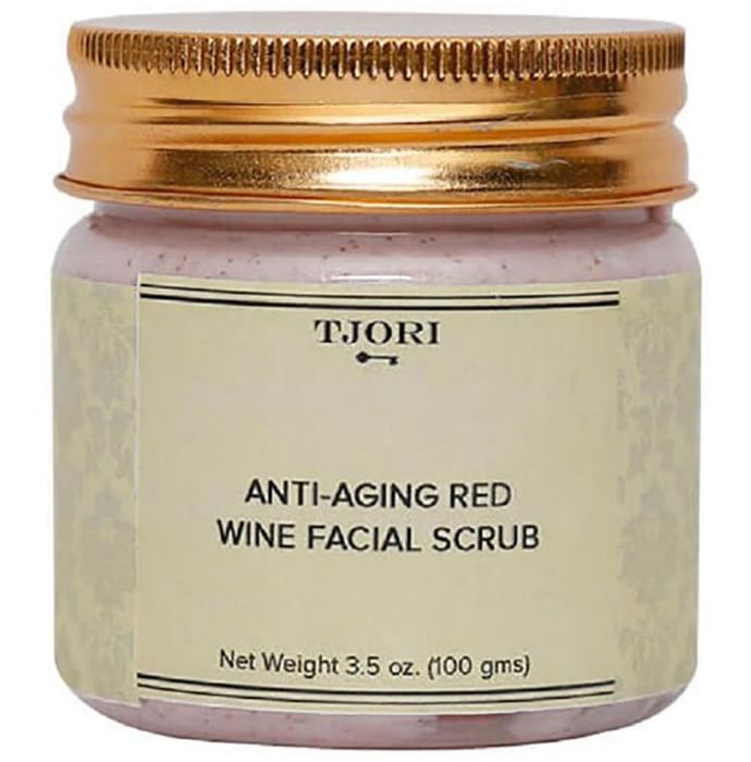 Tjori Anti-Aging Red Wine Facial Scrub - Classic Derma
