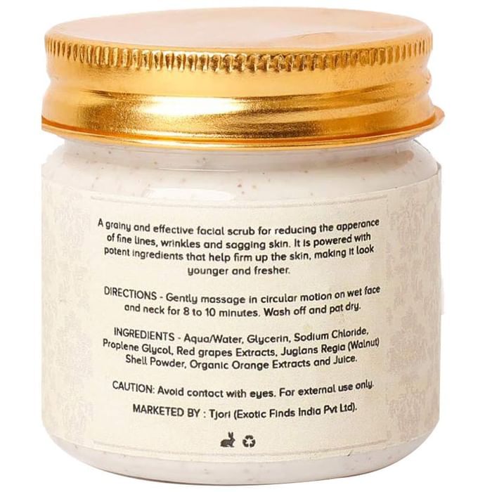 Tjori Anti-Aging Red Wine Facial Scrub
