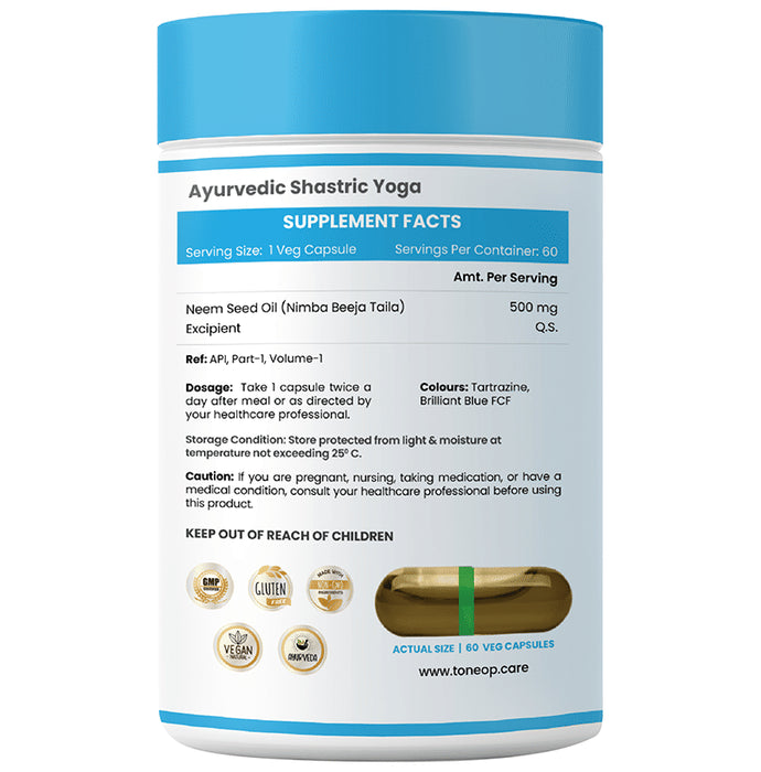 ToneOp Care Neem Seed Oil Capsule