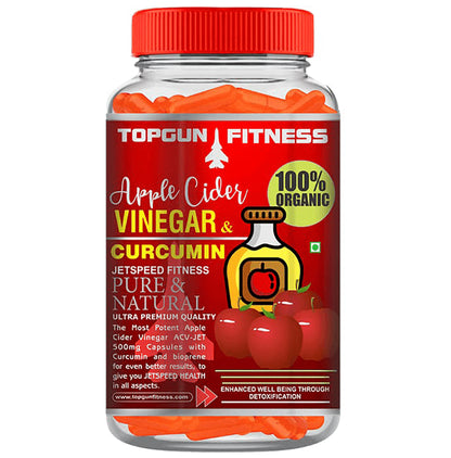 Topgun Fitness Apple Cider Vinegar & Curcumin Capsule - Classic Derma