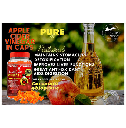 Topgun Fitness Apple Cider Vinegar & Curcumin Capsule