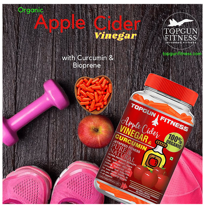Topgun Fitness Apple Cider Vinegar & Curcumin Capsule