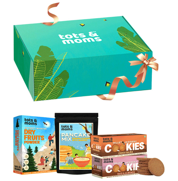 Tots & Moms First Birthday Gift Box for 1 Year Old Baby - Classic Derma