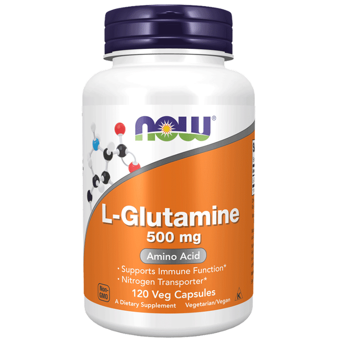 Now Foods L-Glutamine 500mg Capsule - Classic Derma