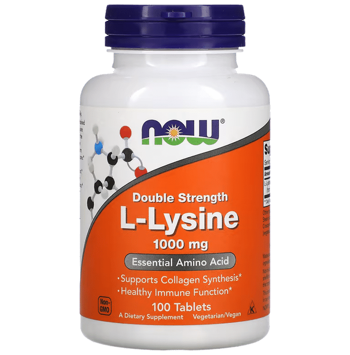 Now Foods L-Lysine 1000mg Tablet