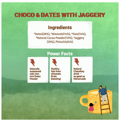 Tots and Moms Organic Drink Mix 1 Year+ Choco & Dates with Jaggery