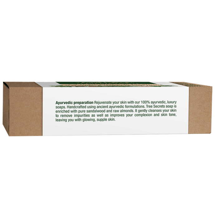 Tree Secrets Luxury Ayurvedic Soap Sandalwood & Almond Milk