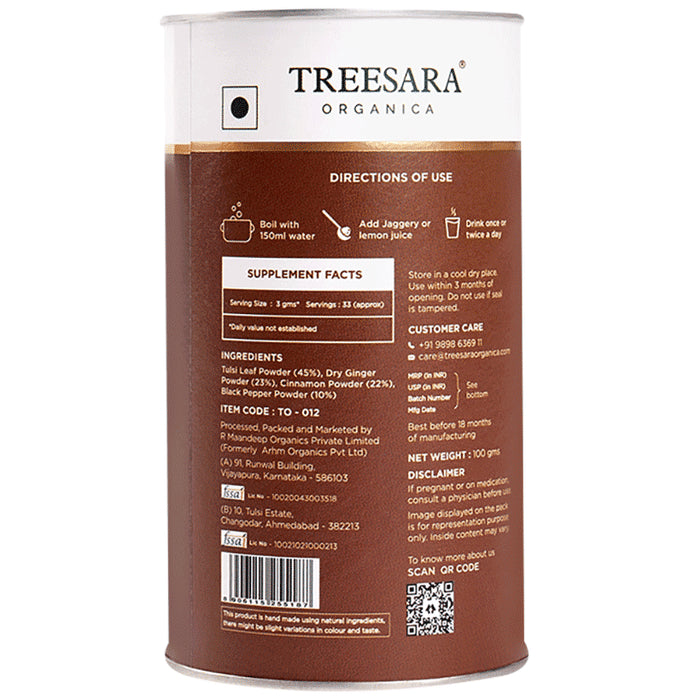 Treesara Organica All Natural Immunity Kadha Powder