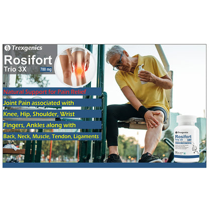 Trexgenics Rosifort Trio 3X 700mg Veg Capsule