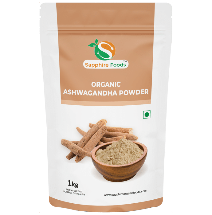 Sapphire Foods Organic Ashwagandha Powder - Classic Derma