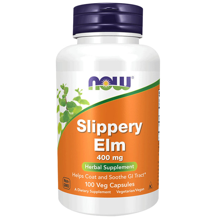 Now Slippery Elm 400mg Veg Capsule - Classic Derma