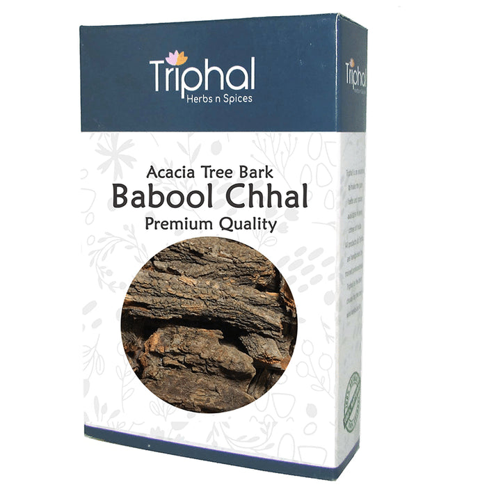 Triphal Babool Bark/ Kikar Chaal/ Babul Bark/ Babool Chhal/ Acacia Tree Bark Whole - Classic Derma