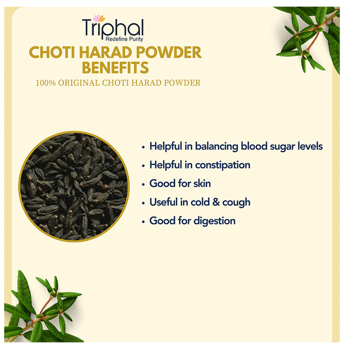 Triphal Black Himej Choti Harad Powder