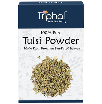 Triphal Dry Tulsi Leaves or Basil Leaves Powder - Classic Derma