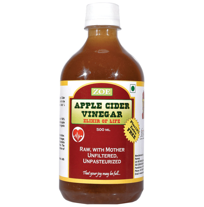 Zoe Apple Cider Vinegar Blended with Mother Unfiltered Unpasteurized - Classic Derma