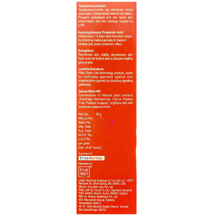 True Skin Glow Intensive Whitening Cream