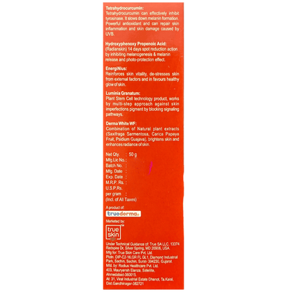 True Skin Glow Intensive Whitening Cream