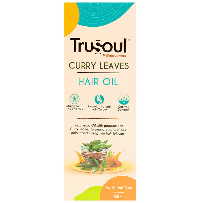 TruSoul by Baidyanath Curry Levaes Hair Oil - Classic Derma