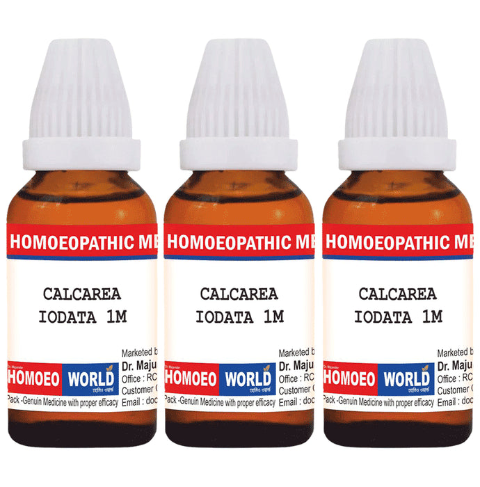 Dr. Majumder Homeo World Calcarea Iodata Dilution(30ml Each) 1M - Classic Derma