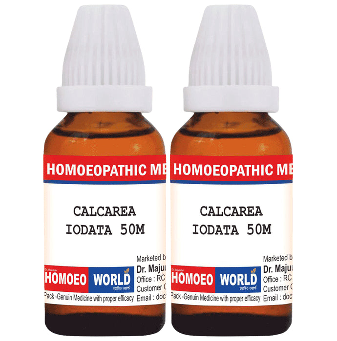 Dr. Majumder Homeo World Calcarea Iodata Dilution(30ml Each) 50M - Classic Derma