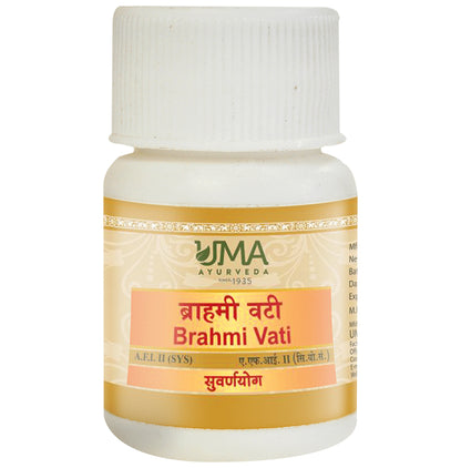 Uma Ayurveda Brahmi Vati (with Gold)