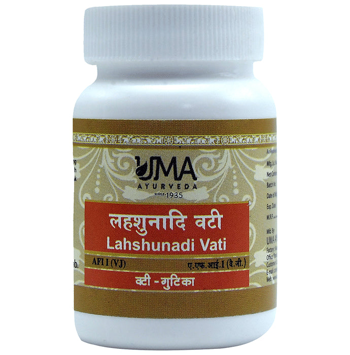Uma Ayurveda Lahshunadi Vati Tablet - Classic Derma