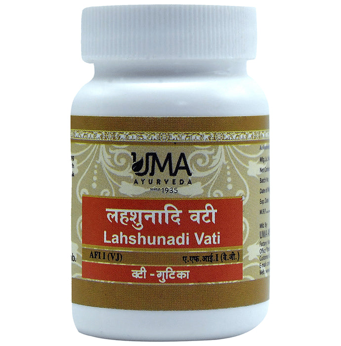 Uma Ayurveda Lahshunadi Vati Tablet - Classic Derma