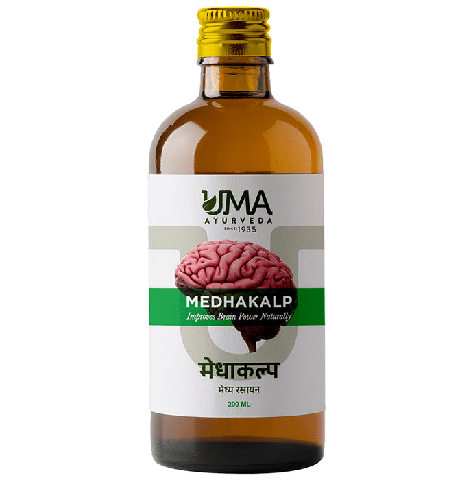 Uma Ayurveda Medhakalp Syurp for Improving Brain Power Naturally - Classic Derma