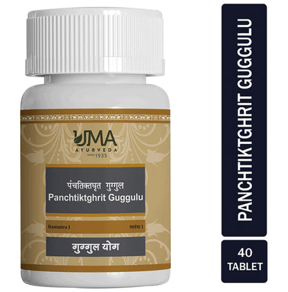 Uma Ayurveda PanchatiktaGhrit Guggul Tablet