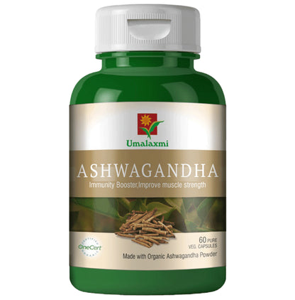 Umalaxmi Organics Ashwagandha Veg Capsules - Classic Derma