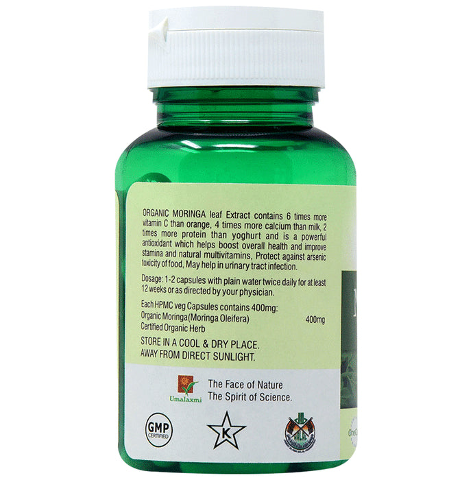 Umalaxmi Organics Moringa Veg Capsules