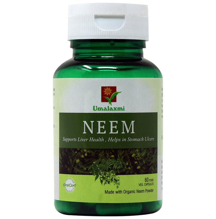 Umalaxmi Organics Neem Veg Capsules - Classic Derma