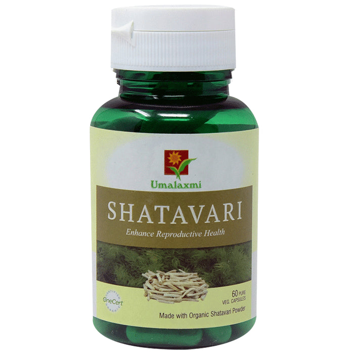 Umalaxmi Organics Shatavari Veg Capsules - Classic Derma