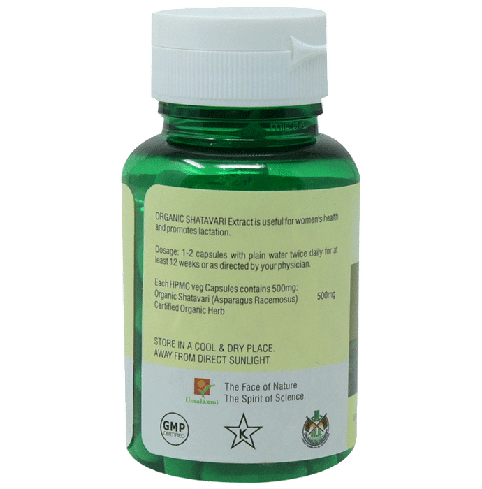 Umalaxmi Organics Shatavari Veg Capsules