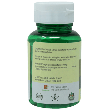Umalaxmi Organics Shatavari Veg Capsules