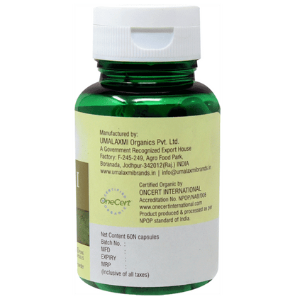 Umalaxmi Organics Shatavari Veg Capsules