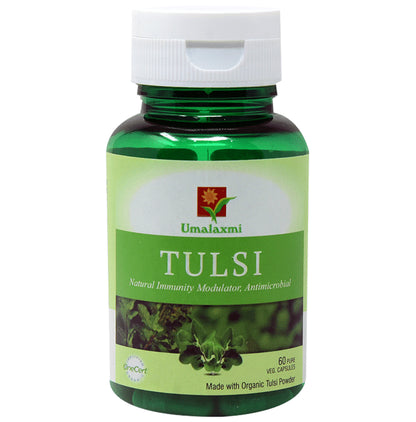 Umalaxmi Organics Tulsi Veg Capsules - Classic Derma