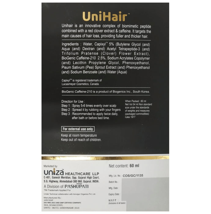 Unihair Growth Serum